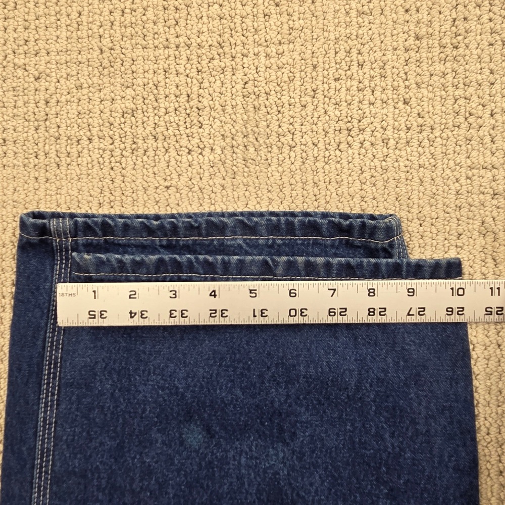 NEW Carhartt B13 DST Loose Original Fit Work Dungaree Jeans Blue Mens 40x32 - Picture 9 of 9